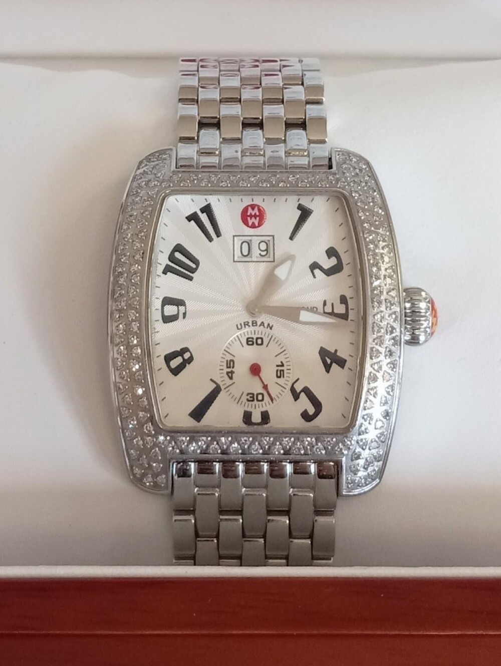 Michele Urban Diamond, Big Date Quartz Watch